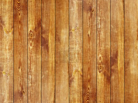 Photo for Brown mordant wooden vertical planks texture board background - Royalty Free Image