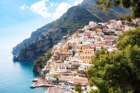 Photo for Positano town on Amalfi coast in southern Italy - Royalty Free Image