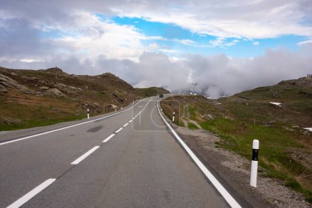 Photo for Road in scenic mountain landscape, Switzerland - Royalty Free Image