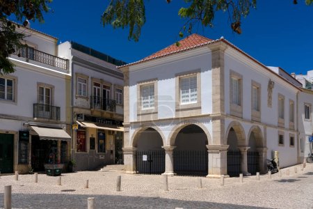 Photo for LAGOS, PORTUGAL - JULY 01, 2022: Old slave market museum in the old town of the city of Lagos in a sunny day. Algarve region, Portugal. - Royalty Free Image