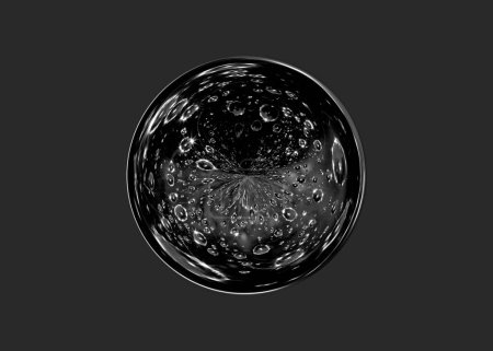 Foto de Moody oscuro gota de lluvia círculo diseño. - Imagen libre de derechos