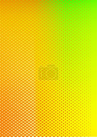 Foto de Fondo vertical de patrón de puntos naranja y verde, adecuado para anuncios, carteles, pancartas, aniversario, fiesta, eventos, anuncios y varias obras de diseño gráfico - Imagen libre de derechos
