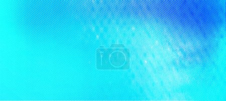 Photo for Blue design abstract widescreen panorama background. Usable for social media, story, poster, banner, backdrop, advertisement, business, template and various design works - Royalty Free Image