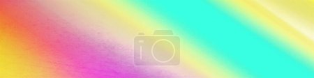 Photo for Rainbow multi colors widescreen panorama background, Usable for social media, story, banner, poster, Advertisement, events, party, celebration, and various graphic design works - Royalty Free Image
