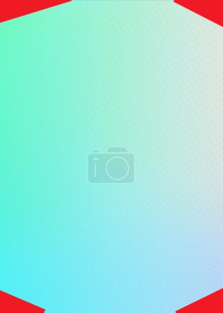Photo for Blue gradient vertical background with frame, Suitable for Advertisements, Posters, Banners, Anniversary, Party, Events, Ads and various graphic design works - Royalty Free Image