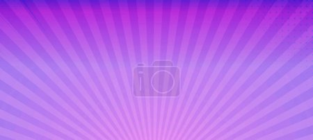 Purpel sun burst pattern panorama widescreen background with blank space for Your text or image, usable for social media, story, banner, poster, Ads, events, party, celebration, and various design works