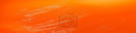 Photo for Orange abstract pattern panorama background, Modern horizontal design suitable for Online web Ads, Posters, Banners, social media, covers, evetns and various graphic design works - Royalty Free Image