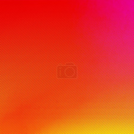 Photo for Red and orange gradient design square background, Suitable for Advertisements, Posters, Sale, Banners, Anniversary, Party, Events, Ads and various design works - Royalty Free Image