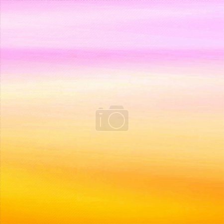 Photo for Yellow and pink abstract gradient square background, Usable for social media, story, banner, poster, Advertisement, events, party, celebration, and various design works - Royalty Free Image