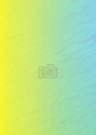 Photo for Yellow and light blue textured vertical design background, Usable for social media, story, banner, poster, Advertisement, events, party, celebration, and various design works - Royalty Free Image