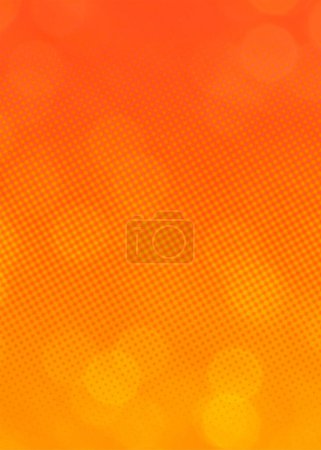 Photo for Orange gradient plain vertical background Illustration. Backdrop, Simple Design for your ideas, Best suitable for Ad, poster, banner, sale, celebrations and various design works - Royalty Free Image