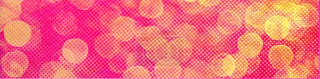 Pink bokeh background for banner, poster, ad, celebrations, and various design works