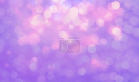 Photo for Purple bokeh background banner for Party, greetings, poster, ad, events, and various design works - Royalty Free Image