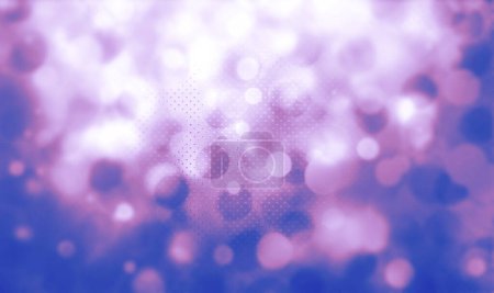 Photo for Purple bokeh background banner for Party, greetings, poster, ad, events, and various design works - Royalty Free Image