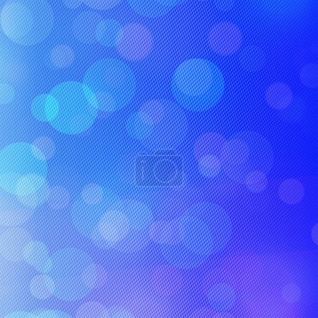 Photo for Blue bokeh square background for Banner, Poster, ad, celebration, event and various design works - Royalty Free Image