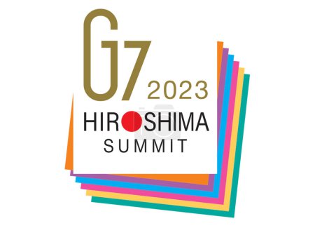 Téléchargez les photos : 19 avril 2023, Brésil. Illustration du 49e sommet du G7. L'événement aura lieu du 19 au 21 mai 2023 à Hiroshima, préfecture d'Hiroshima, Japon - en image libre de droit