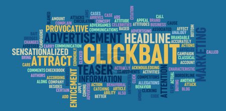 Photo for Clickbait as a Cheap Marketing Trick to Get A Click - Royalty Free Image