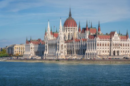 Photo for Hungarian Parliament and Danube River - Budapest, Hungary - Royalty Free Image