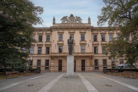 Photo for Brno, Czechia - Oct 6, 2019: Masaryk University - Brno, Czech Republic - Royalty Free Image