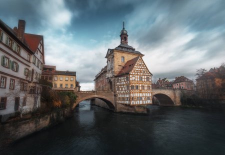 Photo for Old Town Hall (Altes Rathaus) - Bamberg, Bavaria, Germany - Royalty Free Image