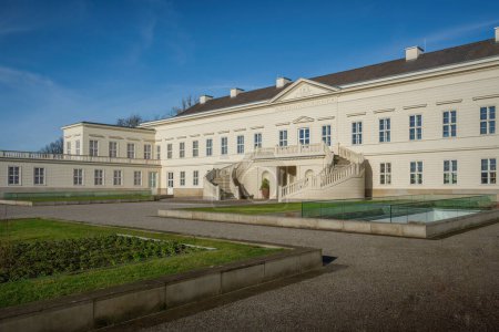 Photo for Hannover, Germany - Jan 16, 2020: Herrenhausen Palace - Hanover, Lower Saxony, Germany - Royalty Free Image