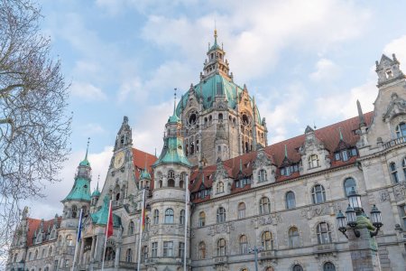 Photo for Hannover New Town Hall - Hanover, Germany - Royalty Free Image