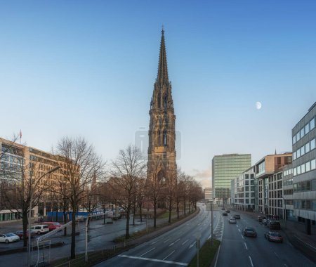 Foto de Iglesia de San Nicolás - Hamburgo, Alemania - Imagen libre de derechos