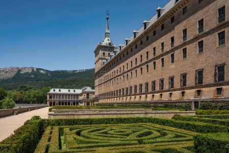 Photo for Monastery of El Escorial and Gardens of the Friars - San Lorenzo de El Escorial, Spain - Royalty Free Image