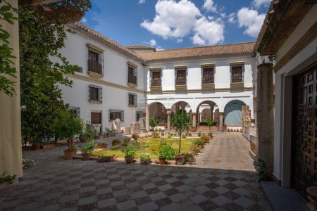 Photo for Cordoba, Spain - Jun 12, 2019: Archaeological and Ethnological Museum of Cordoba Courtyard - Cordoba, Andalusia, Spain - Royalty Free Image