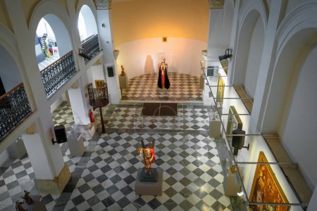 Foto de Jaén, España - 1 de junio de 2019: Villardompardo Palace Interior - Jaén, España - Imagen libre de derechos