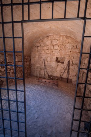 Téléchargez les photos : Jaen, Espagne - 1 juin 2019 : Prison au Château de Santa Catalina - Jaen, Espagne - en image libre de droit