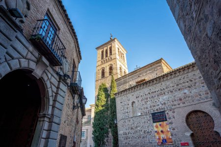 Photo for Toledo, Spain - Mar 26, 2019: Church of San Roman - Museum of the Councils and Visigothic Culture - Toledo, Spain - Royalty Free Image