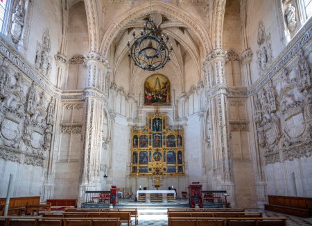 Photo for Toledo, Spain - Mar 27, 2019: Church Altar at Monastery of San Juan de los Reyes - Toledo, Spain - Royalty Free Image