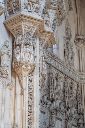 Photo for Toledo, Spain - Mar 27, 2019: Detail of Church Interior at Monastery of San Juan de los Reyes - Toledo, Spain - Royalty Free Image