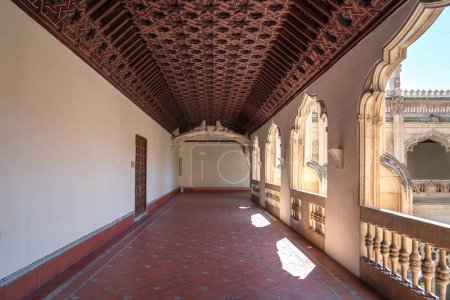 Photo for Toledo, Spain - Mar 27, 2019: Upper Cloister at Monastery of San Juan de los Reyes - Toledo, Spain - Royalty Free Image