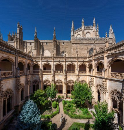 Photo for Toledo, Spain - Mar 27, 2019: Cloister at Monastery of San Juan de los Reyes - Toledo, Spain - Royalty Free Image