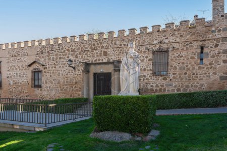 Photo for Toledo, Spain - Mar 29, 2019: Isabel La Catolica (Isabella of Castile) Statue - Toledo, Spain - Royalty Free Image