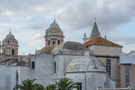 Téléchargez les photos : Eglise de la Sainte Croix (Vieille Cathédrale de Cadix) - Cadix, Andalousie, Espagne - en image libre de droit