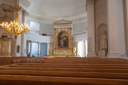 Téléchargez les photos : Helsinki, Finlande - 30 juin 2019 : Intérieur de la cathédrale d'Helsinki - Helsinki, Finlande - en image libre de droit