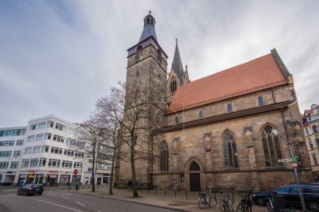 Photo for Erfurt, Germany - Jan 18, 2020: Kaufmannskirche (Merchants Church) - Erfurt, Germany - Royalty Free Image
