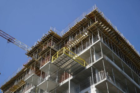 Photo for Multi storey residential building under construction - Royalty Free Image
