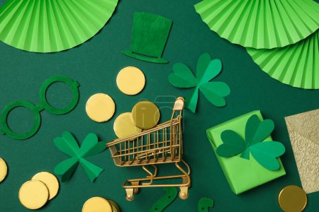Photo for Concept of St. Patrick's Day, top view - Royalty Free Image