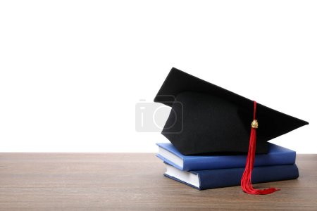 Photo for Concept of graduation, isolated on white background - Royalty Free Image