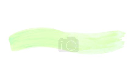 Téléchargez les photos : PNG, trait de peinture verte, isolé sur fond blanc - en image libre de droit