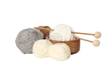 PNG, Cozy hobby - knitting, isolated on white background