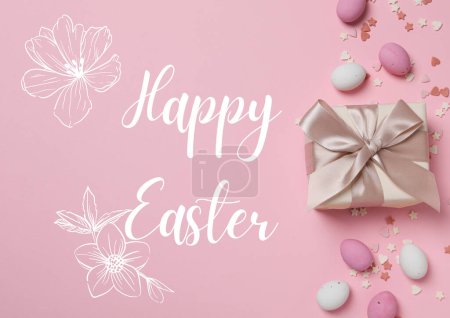 Pâques, concept de Pâques heureuse, conception de Pâques heureuse