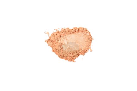 PNG, loose powder, isolated on white background.