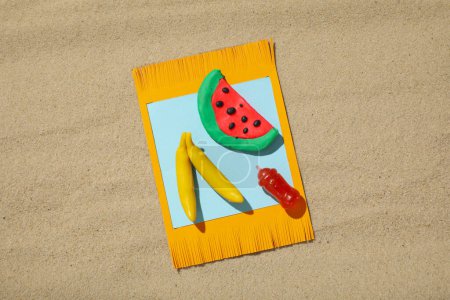 Photo for The concept of summer holidays, a place to rest on the beach. - Royalty Free Image