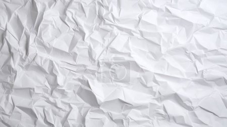 Photo for Crumpled white paper background - Royalty Free Image