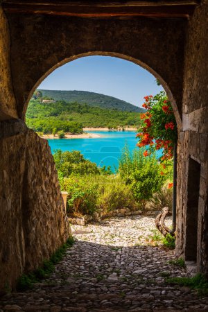 Photo for Bauduen, Verdon gorge, Provence, Provence Alpes Cte d'Azur, France - Royalty Free Image